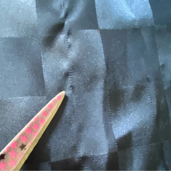 Urban Outfitters Blue Checkered Satin High Waisted Wide Leg Pants 0 - Picture 16 of 16